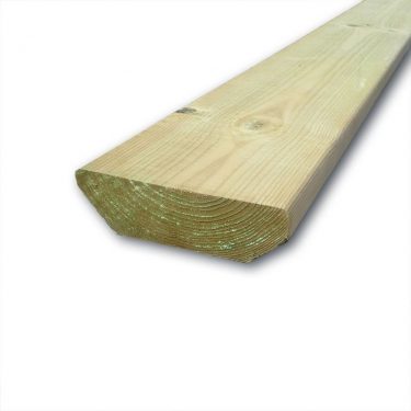 PAINEKYLLÄSTETTY LAUTA 25X95 VIHREÄ VIISTE