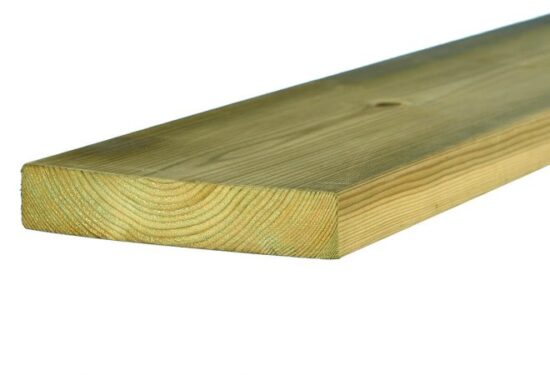 PAINEKYLLÄSTETTY LAUTA 28X120 VIHREÄ ST