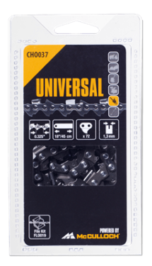 MCCULLOCH TERÄKETJU 72 1,3MM ,325 18