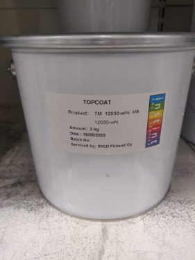TOPCOAT - Lasikuitumaali 3 L Valkoinen