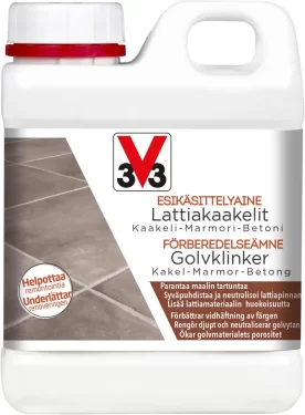 V33 ESIKÄSITTELY KAAKELILATTIOILLE 1L