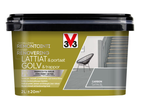 V33 KAAKELIMAALI LATTIA 2L CARBON