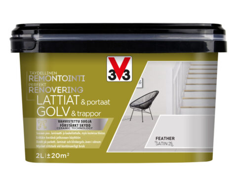 V33 KAAKELIMAALI LATTIA 2L FEATHER