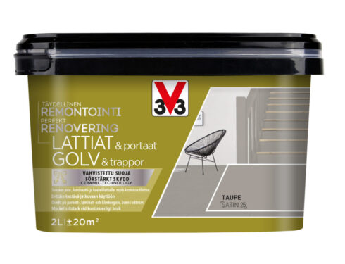 V33 KAAKELIMAALI LATTIA 2L TAUPE
