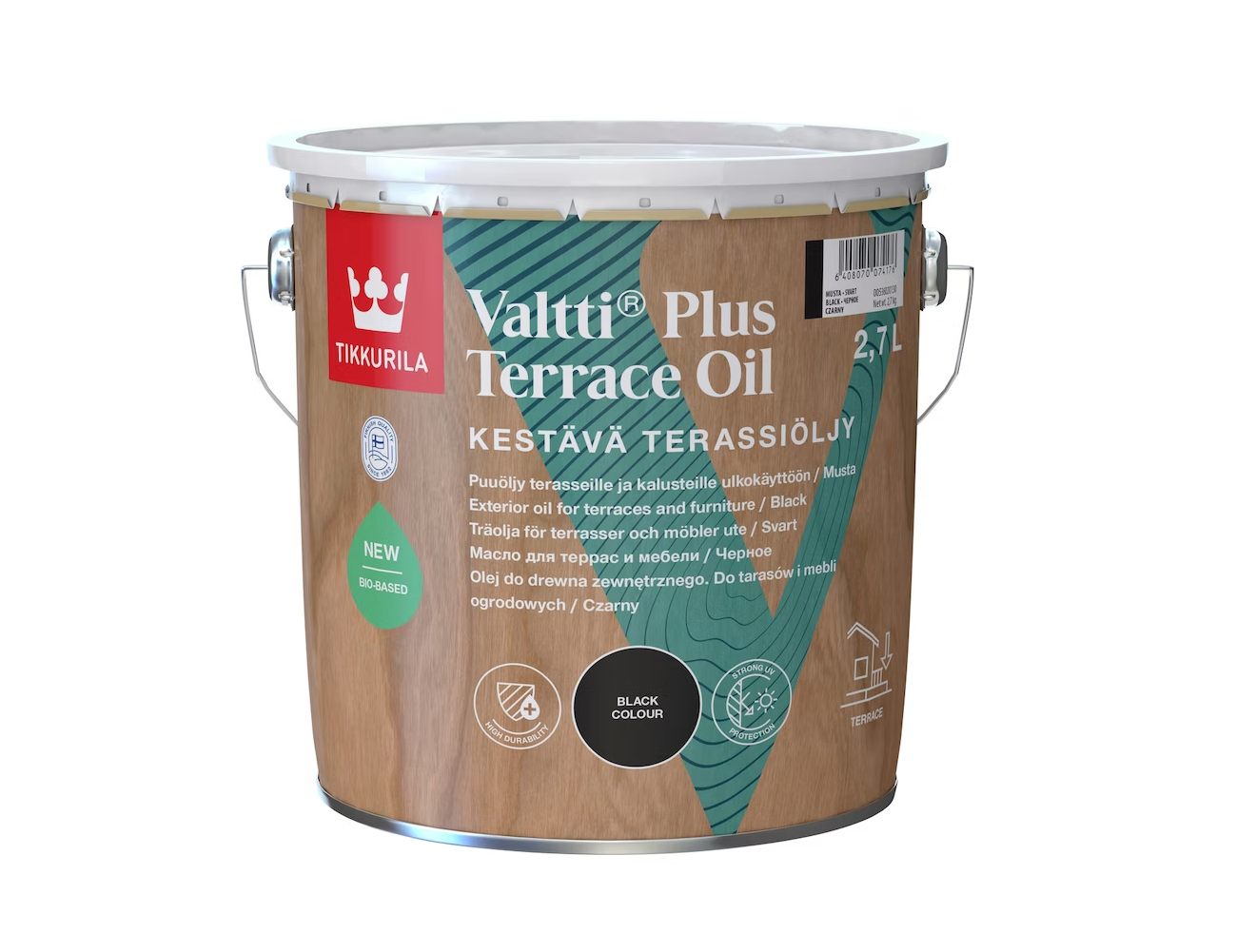 VALTTI PLUS TERASSI LJY 2 7L MUSTA Himangan Rautakauppa