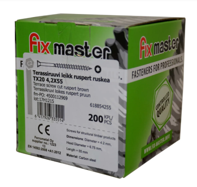 TERASSIRUUVI RUSKEA 4,2X55 Ruspert tx20