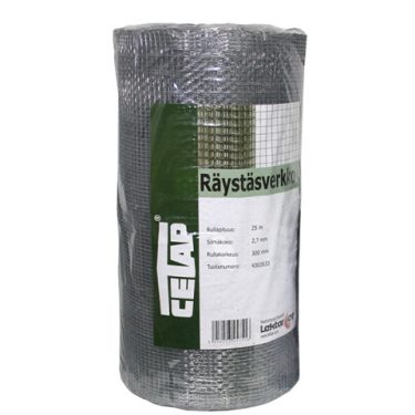 RÄYSTÄSVERKKO 2,7MM/300MM 25M CETAP