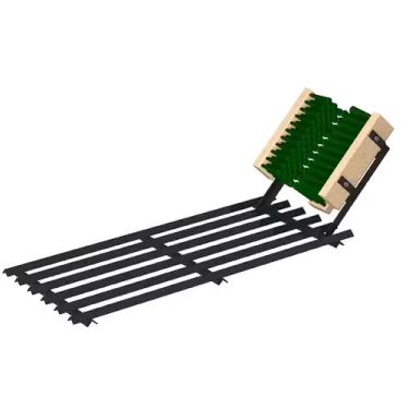 RAPPURALLI HARJOILLA 75X30CM MUSTA