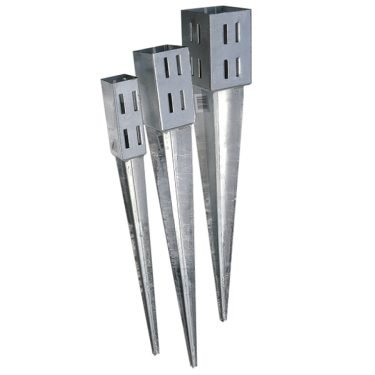 AIDAN TERÄSJALKA 77X77X750MM SINKITTY