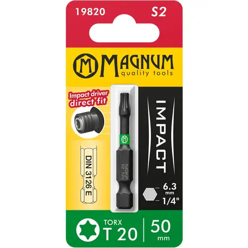 RUUVAUSKÄRKI T20 50MM MAGNUM