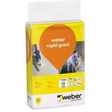 SAUMALAASTI WEBER RAPID GROUT 35 KHAKI 15KG