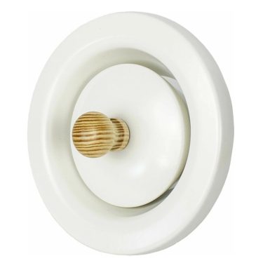 SAUNAVENTTIILI 100MM VALKOINEN