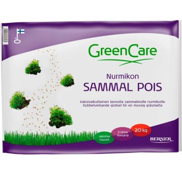 NURMIKON SAMMALPOIS-LANNOITE 20KG GREENCARE