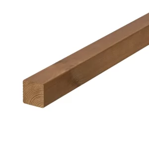 PAINEKYLLÄSTETTY LANKKU 48X48MM RUSKEA