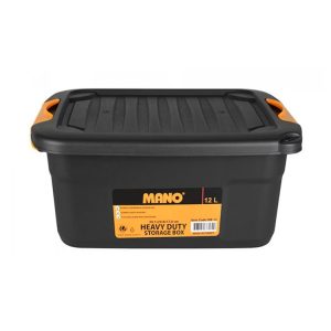 VARASTOLAATIKKO 12L MUSTA MANO