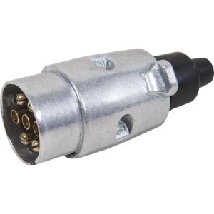 PERÄKÄRRYN PISTOKE 7-NAP 12V METALLINEN