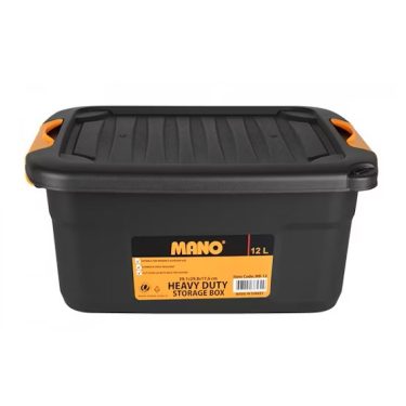 VARASTOLAATIKKO 12L MUSTA MANO