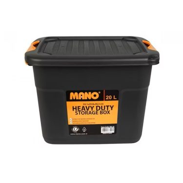 VARASTOLAATIKKO 20L MUSTA MANO