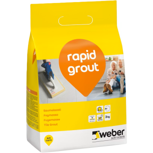 SAUMALAASTI WEBER RAPID GROUT 36 MOCCA 3KG